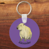 Capybara Schlüsselanhänger (Vorderseite)