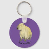 Capybara Schlüsselanhänger (Rückseite)