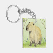 Capybara Schlüsselanhänger (Vorderseite links)