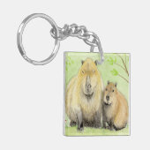 Capybara Schlüsselanhänger (Vorderseite links)
