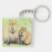 Capybara Schlüsselanhänger (Rückseite)