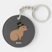 Capybara Schlüsselanhänger (Rückseite)
