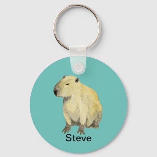 Capybara Schlüsselanhänger (Vorderseite)