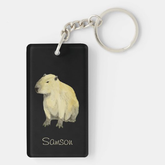 Capybara Schlüsselanhänger (Rückseite)