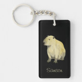 Capybara Schlüsselanhänger (Vorderseite)