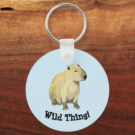 Capybara Schlüsselanhänger (Vorderseite)