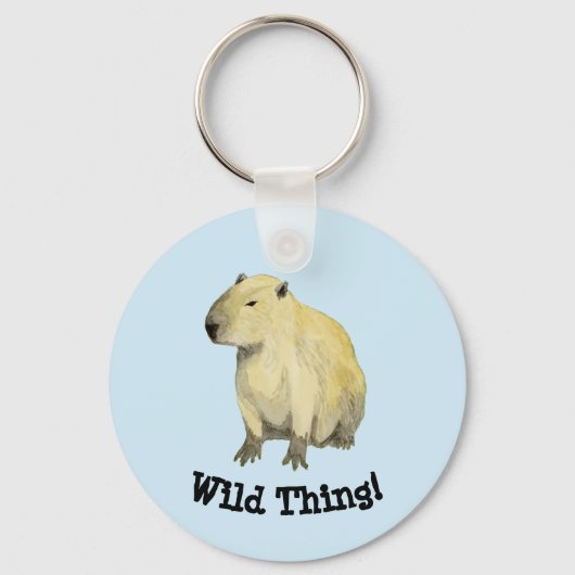 Capybara Schlüsselanhänger (Rückseite)