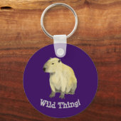 Capybara-Schlüsselanhänger Schlüsselanhänger (Rückseite)