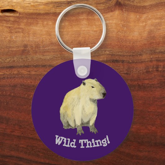 Capybara-Schlüsselanhänger Schlüsselanhänger (Vorderseite)