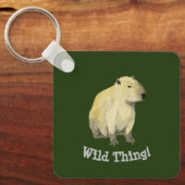 Capybara-Schlüsselanhänger Schlüsselanhänger (Vorderseite)