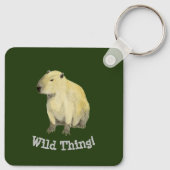 Capybara-Schlüsselanhänger Schlüsselanhänger (Rückseite)