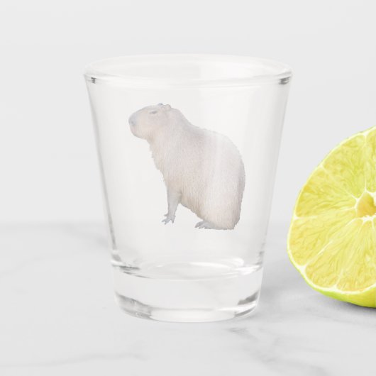 Capybara Schnapsglas (Rückseite)