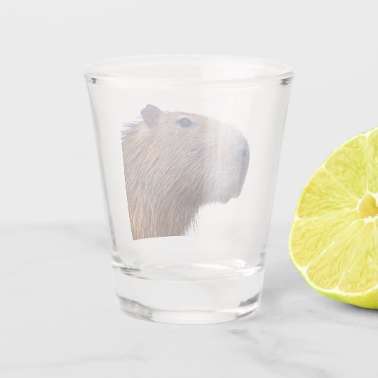 Capybara Schnapsglas (Rückseite)