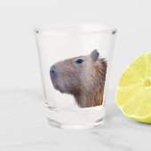 Capybara Schnapsglas (Vorderseite)