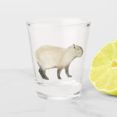 Capybara Schnapsglas (Vorderseite)