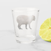 Capybara Schnapsglas (Rückseite)