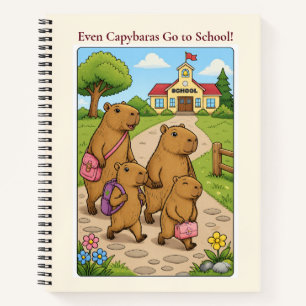 Capybara-Schulheft Notizblock