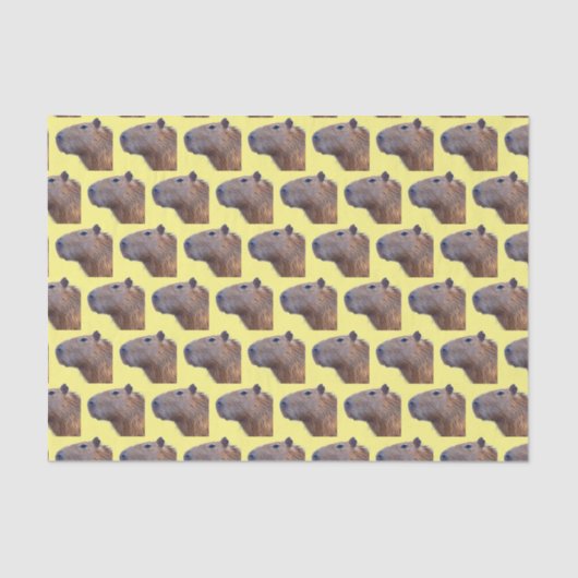 Capybara Seidenpapier (Vorderseite)
