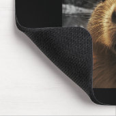 Capybara Selfie Funny Xmas Animal Graphic Capybara Mousepad (Ecke)