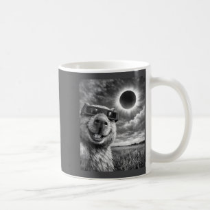 Capybara-Selfie Lustiges Tier Sonnenfinsternis Gra Kaffeetasse