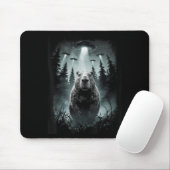 Capybara Selfie mit Alien Ufo Funny Capybara Gesch Mousepad (Mit Mouse)