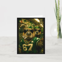 Capybara-Selfie St. Patrick's Day Hip-Hop-Gangster