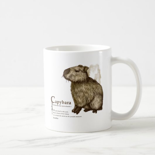 capybara - sepia kaffeetasse (Rechts)