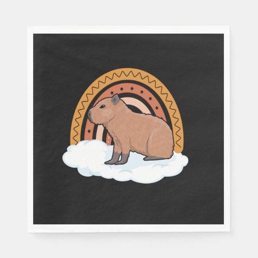 Capybara Serviette (Vorderseite)