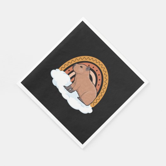 Capybara Serviette (Ecke)