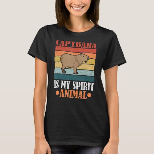 Capybara Shirt Funny Capybara ist mein Geiststier (Vorderseite)