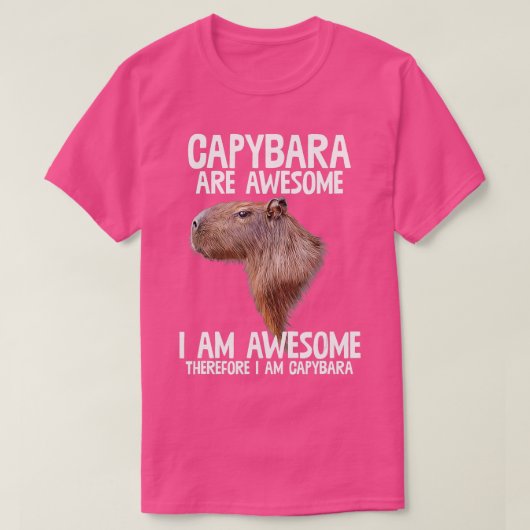 Capybara sind Phantastisch daher im Capibara Funny T-Shirt (Design vorne)