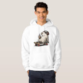 Capybara Skateboard Bubble Tea Hoodie (Vorne ganz)