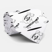 Capybara Skateboard Ollie Krawatte (Gerollt)