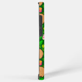 Capybara Sketch mit Frühlingsblumen auf Grün Samsung Galaxy Hülle (Rechte Seite)