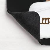 Capybara Sleep Night Xmas Weihnachtsfest Mousepad (Ecke)