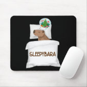 Capybara Sleep Night Xmas Weihnachtsfest Mousepad (Mit Mouse)