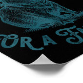 Capybara Smart Fella Fart Smella Funny Cowboy Humo Poster (Ecke)