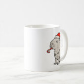 Capybara Smoking Christmas Ugly Cigarette Gen Z  Kaffeetasse (VorderseiteRechts)