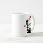 Capybara Smoking Christmas Ugly Cigarette Gen Z  Kaffeetasse (VorderseiteRechts)