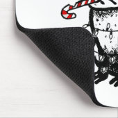 Capybara Smoking Christmas Ugly Cigarette Gen Z Mousepad (Ecke)