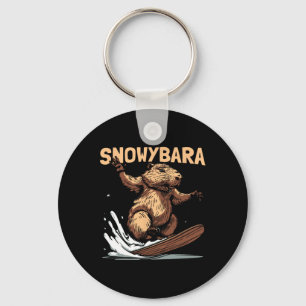 Capybara Snowboard - Snowboarden Snowboarder Snow Schlüsselanhänger