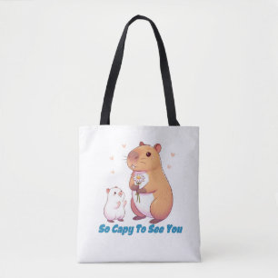 Capybara - So Capy dich zu sehen Tasche