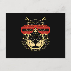Capybara Sonnenbrille Capibara Postkarte