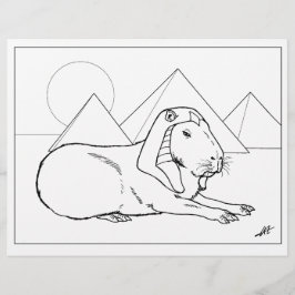 Capybara Sphinx - Farbseite.