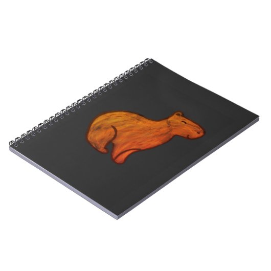 Capybara Spiral Notebook Notizblock (Linke Seite)