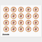 capybara stickers-2 runder aufkleber (Blatt)