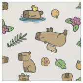Capybara Stoff (Nahaufnahme)