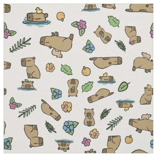 Capybara Stoff (Muster)