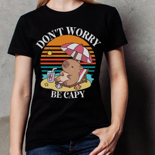 Capybara-Strand Sommer-Familienurlaub T-Shirt