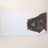Capybara Strandtuch (Vorderseite)
